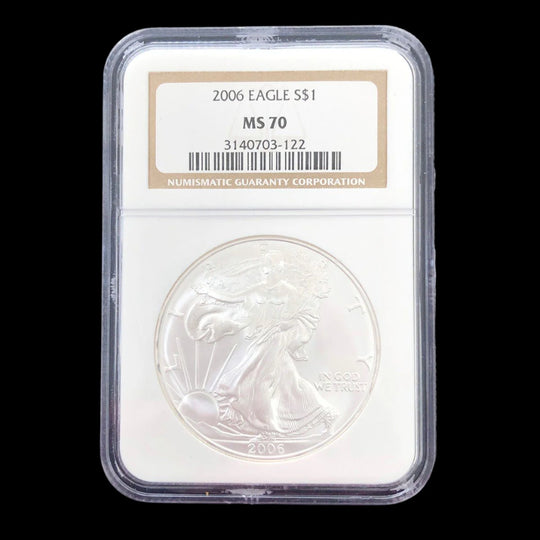 2006 1 oz American Silver Eagle NGC MS70