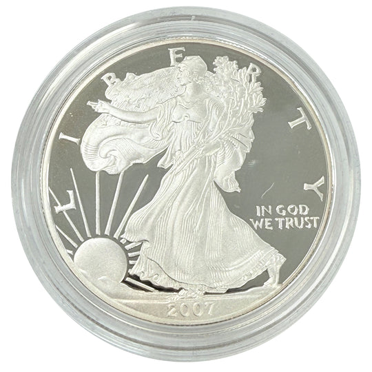 2007-W Proof 1 oz American Silver Eagle (Cap Only)