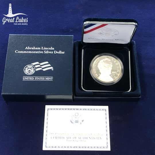 2009-P $1 Abraham Lincoln Proof (With Box & CoA)