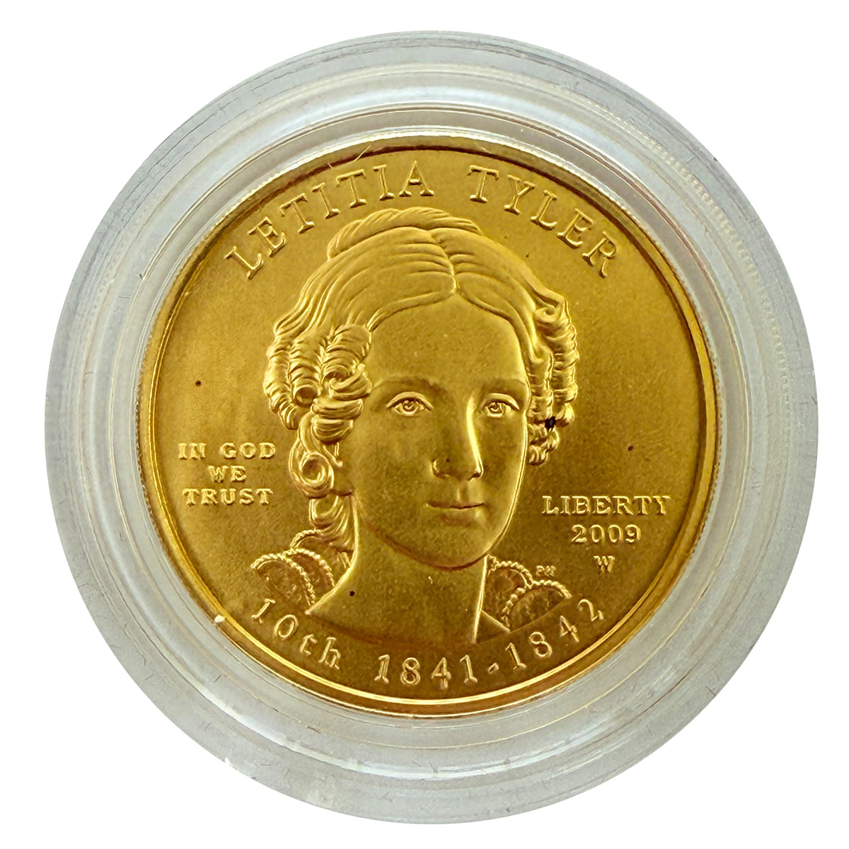 2009-W Leticia Tyler 1/2 oz Gold First Spouse Coin (In Cap Only)