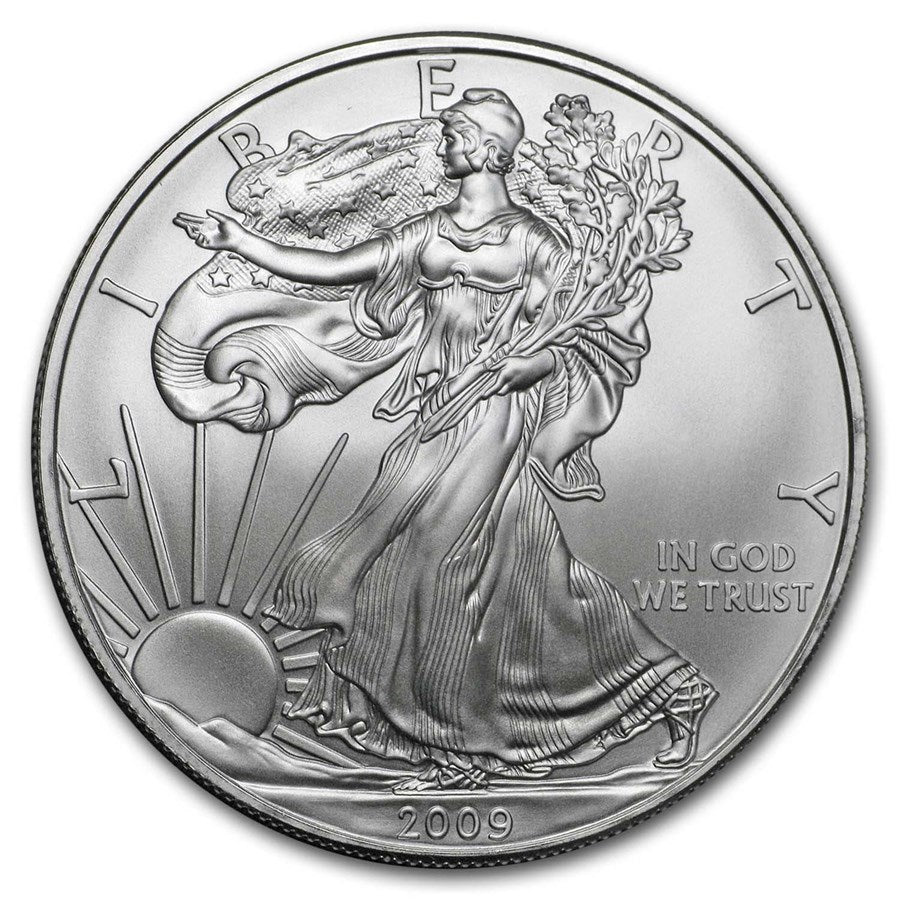 2009 1 oz American Silver Eagle (Tube of 20)