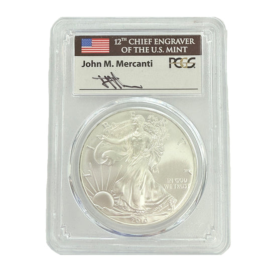 2010 1 oz American Silver Eagle PCGS GEM Uncirculated