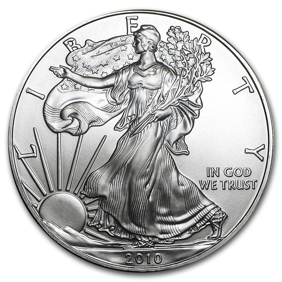 2010 1 oz American Silver Eagles (Tube of 20)
