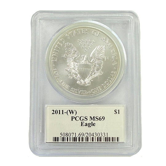 2011-W 1 oz American Silver Eagle PCGS MS69