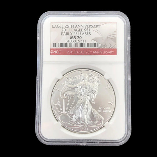 2011 1 oz American Silver Eagle NGC MS70 Early Release