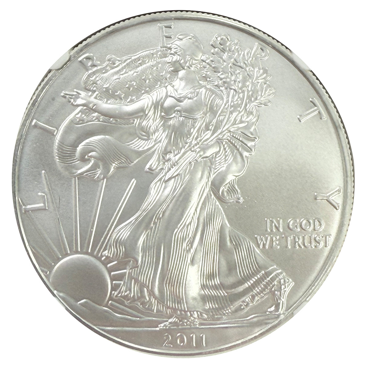 2011 1 oz American Silver Eagle 25th Anniversary NGC MS69