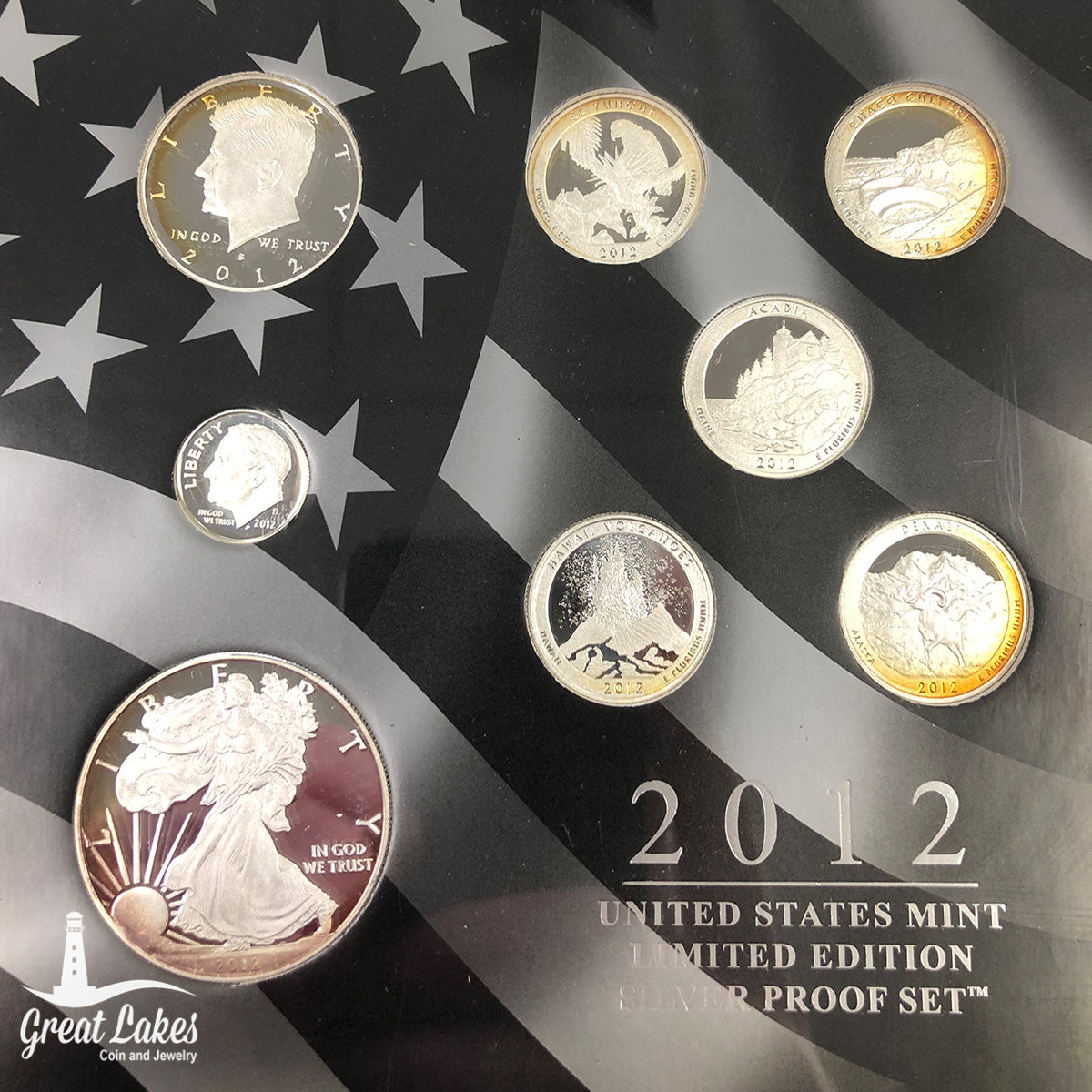 2012 Limited Edition Silver Proof Set (With Box & CoA)