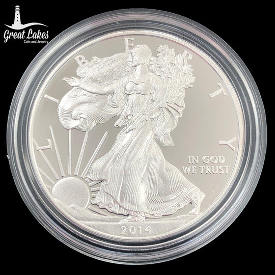2014-W Proof American Silver Eagle (Cap only)