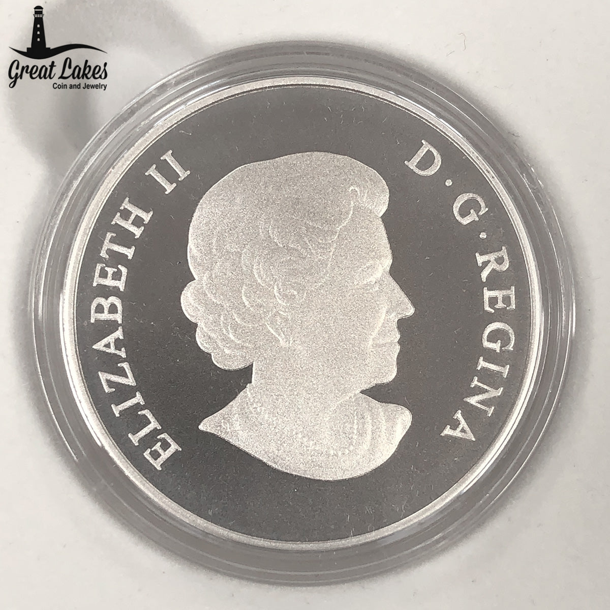 2014 Canadian $100 1 oz Silver Grizzly Bear (With Box & CoA)