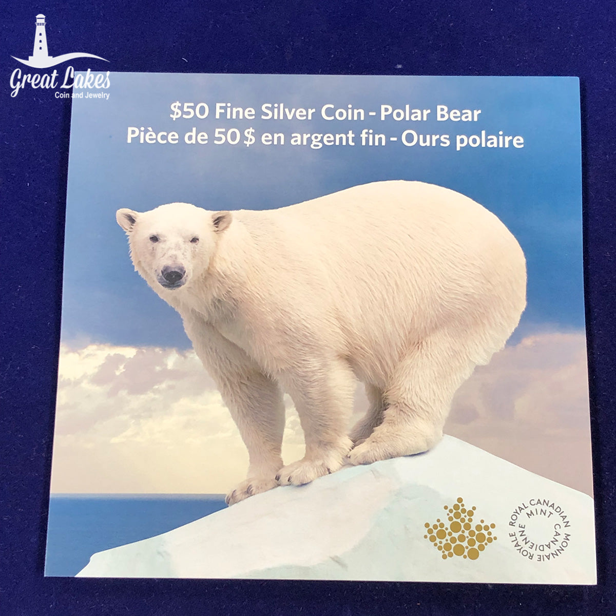2014 Canadian $50 Silver Polar Bear (With OGP & CoA)
