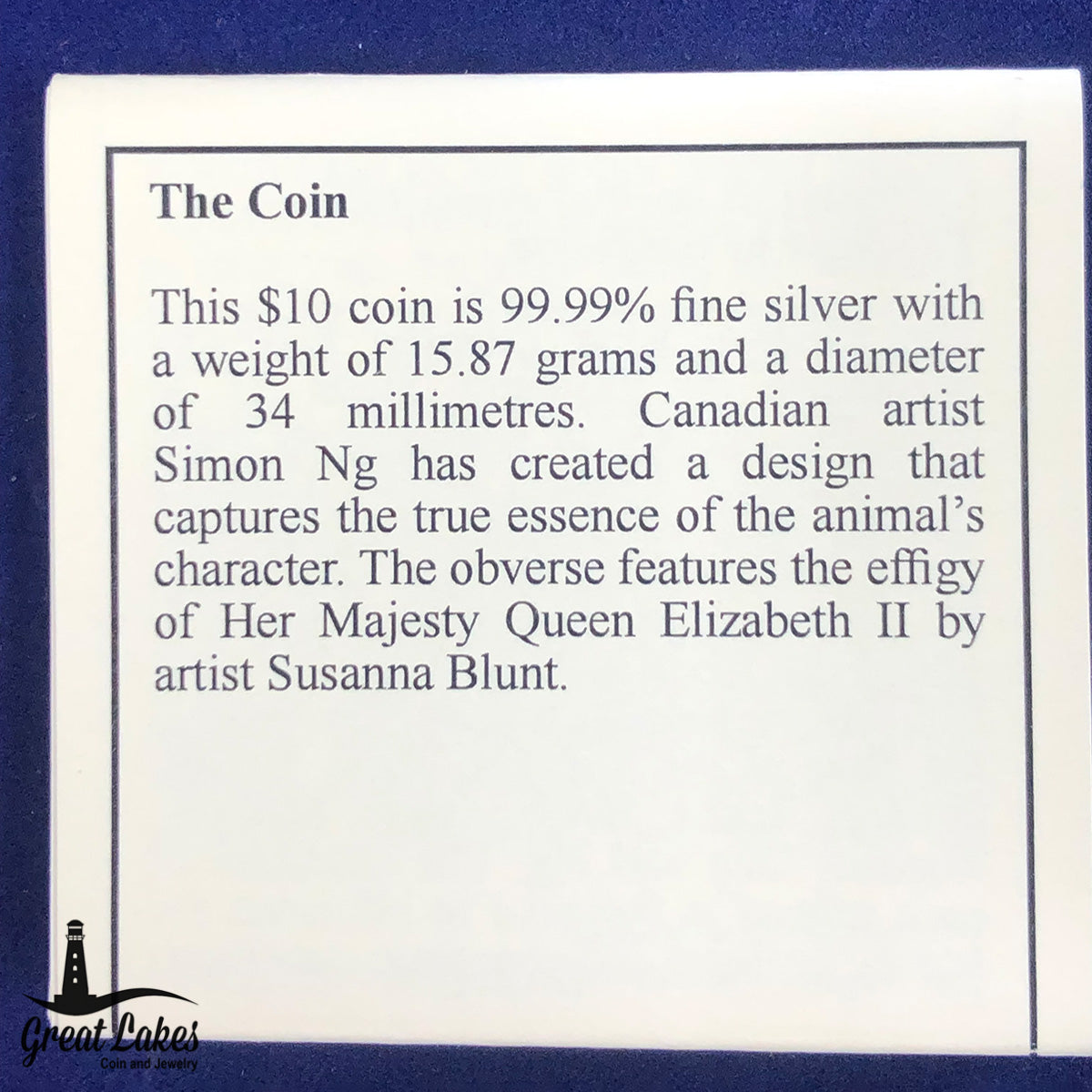 2014 Canadian $10 Silver Year of the Horse (With Box & CoA)