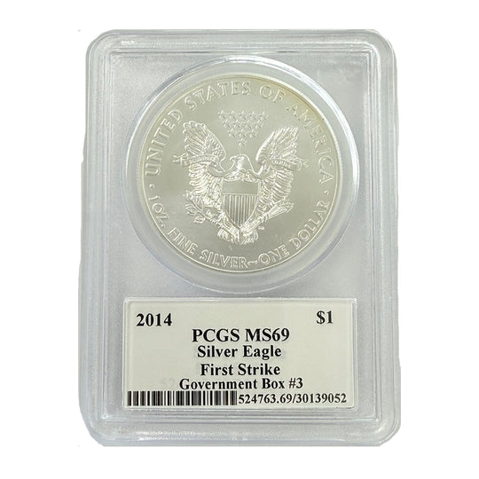 2014 1 oz American Silver Eagle PCGS MS69 FS