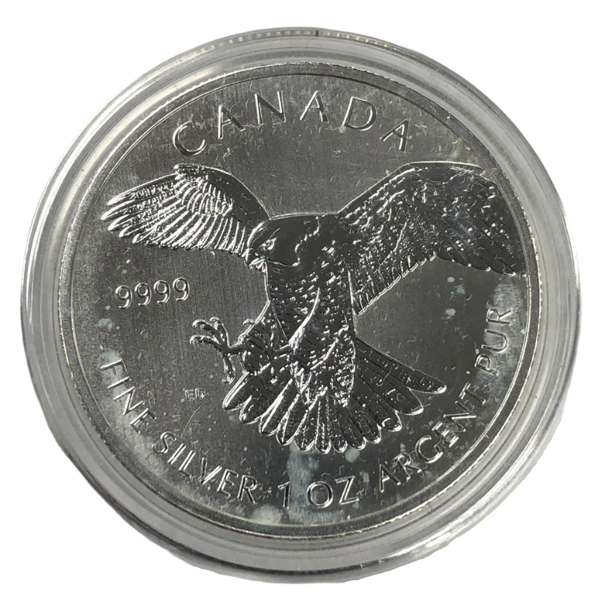 2014 Canadian 1 oz Silver Peregrine Falcon