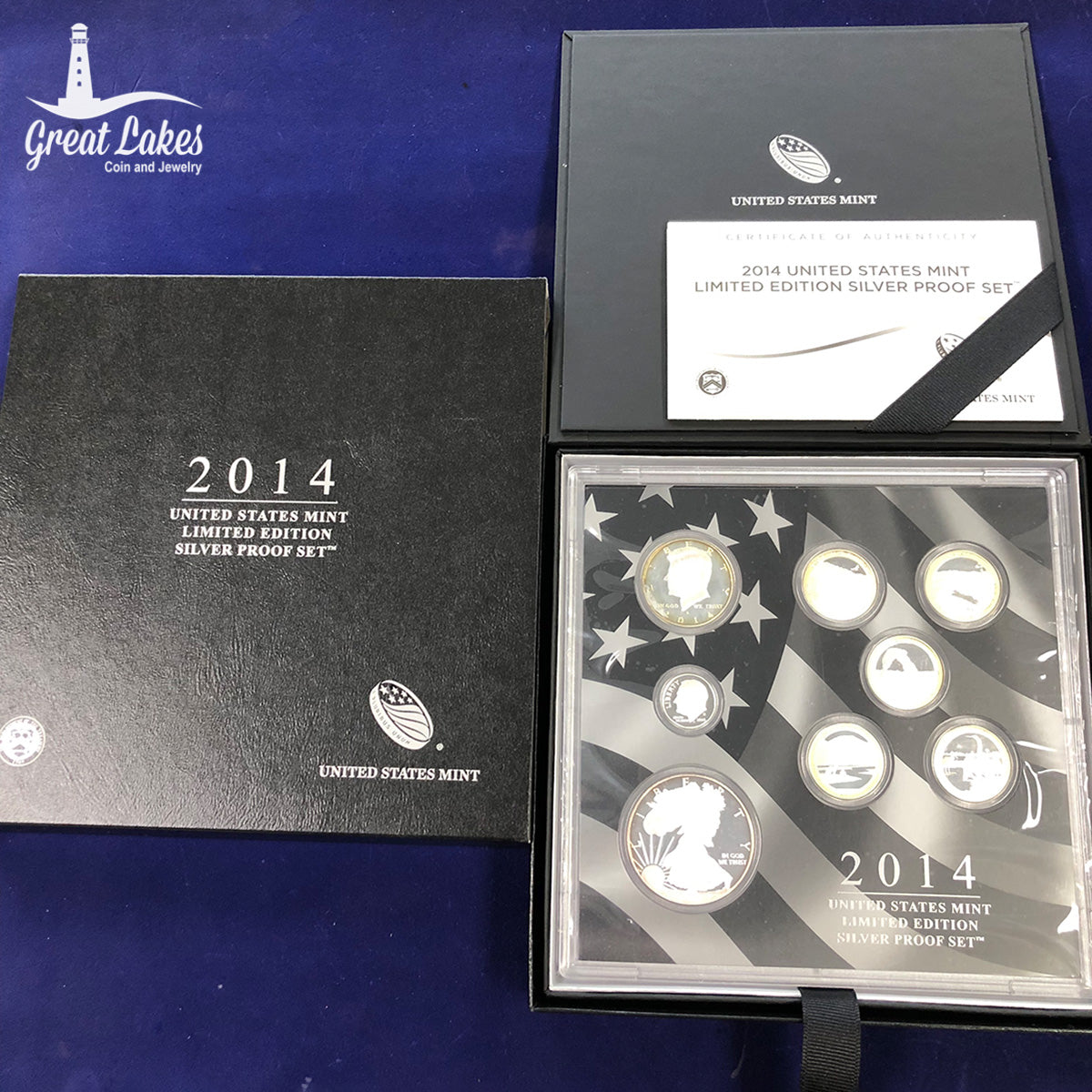 2014 Limited Edition Silver Proof Set (With Box & CoA)