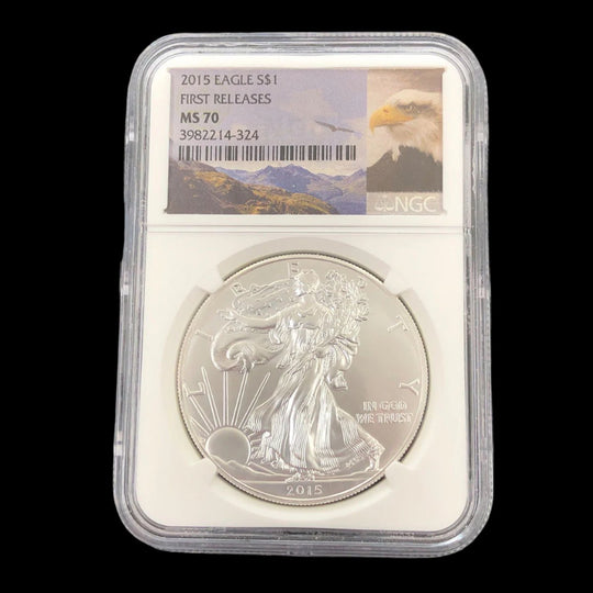 2015 1 oz American Silver Eagle NGC MS70 First Release