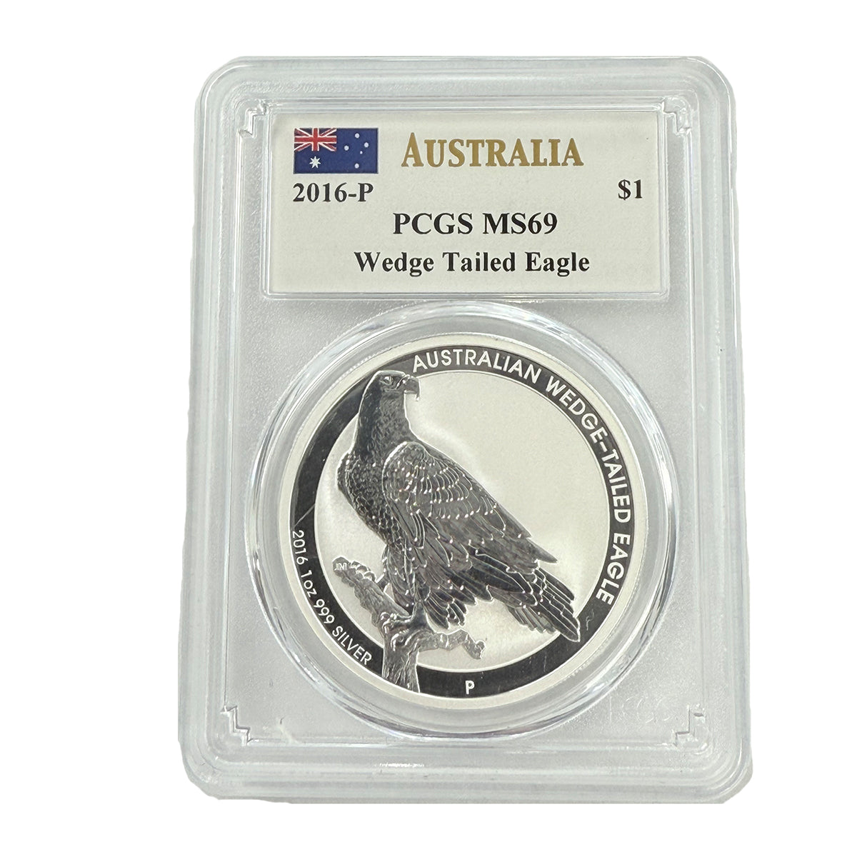 2016-P Australia 1 oz Silver Wedge Tailed Eagle PCGS MS69