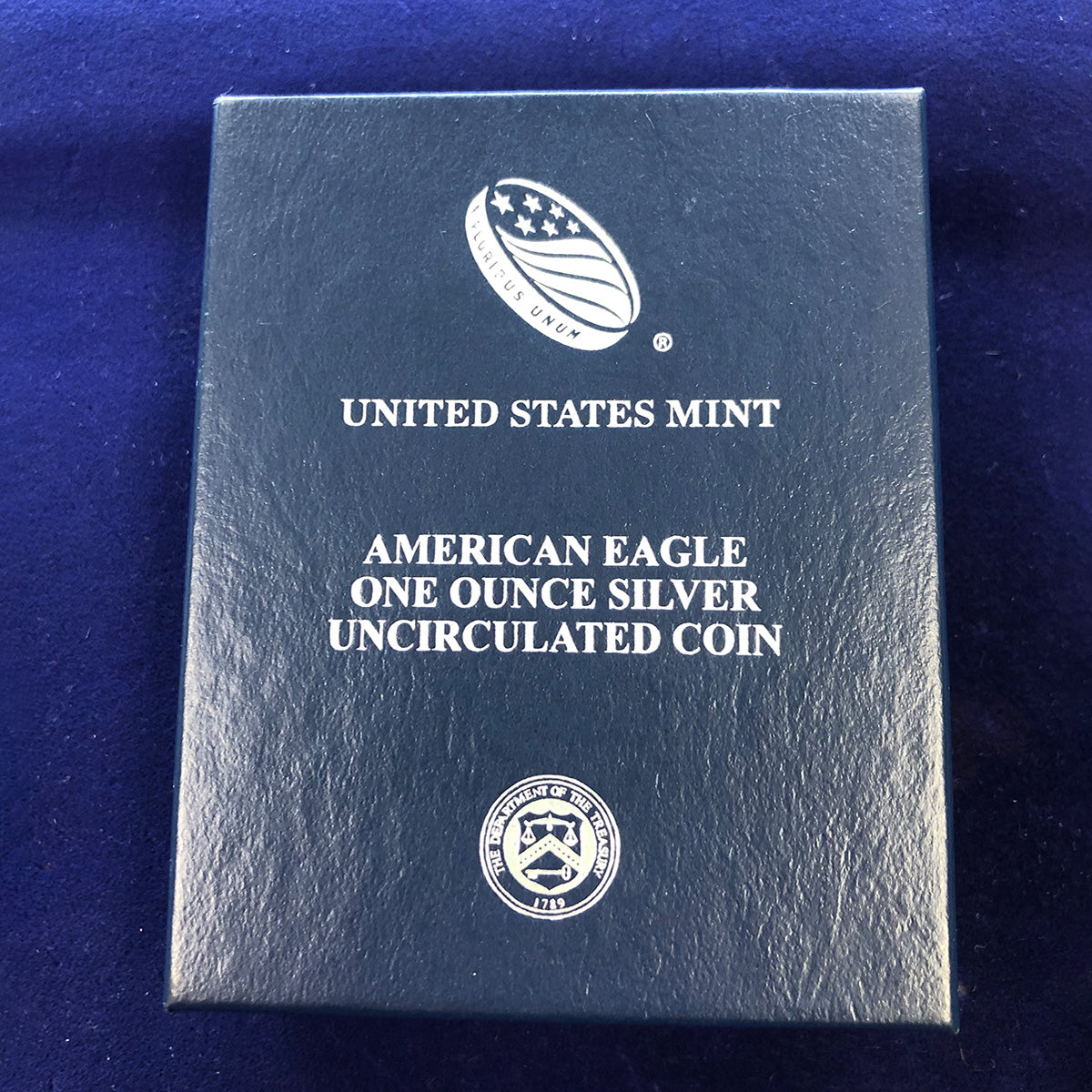 2016-W Burnished American Silver Eagle (With Box But No CoA)