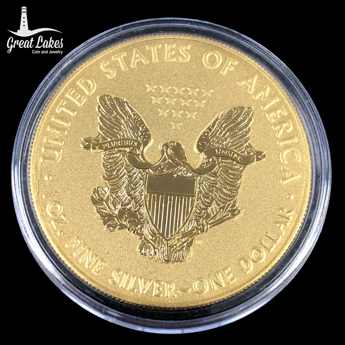 2006 1 oz American Silver Eagle Gilded