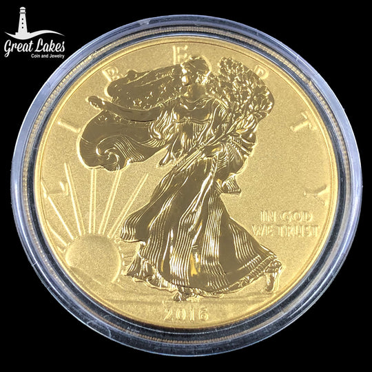 2006 1 oz American Silver Eagle Gilded