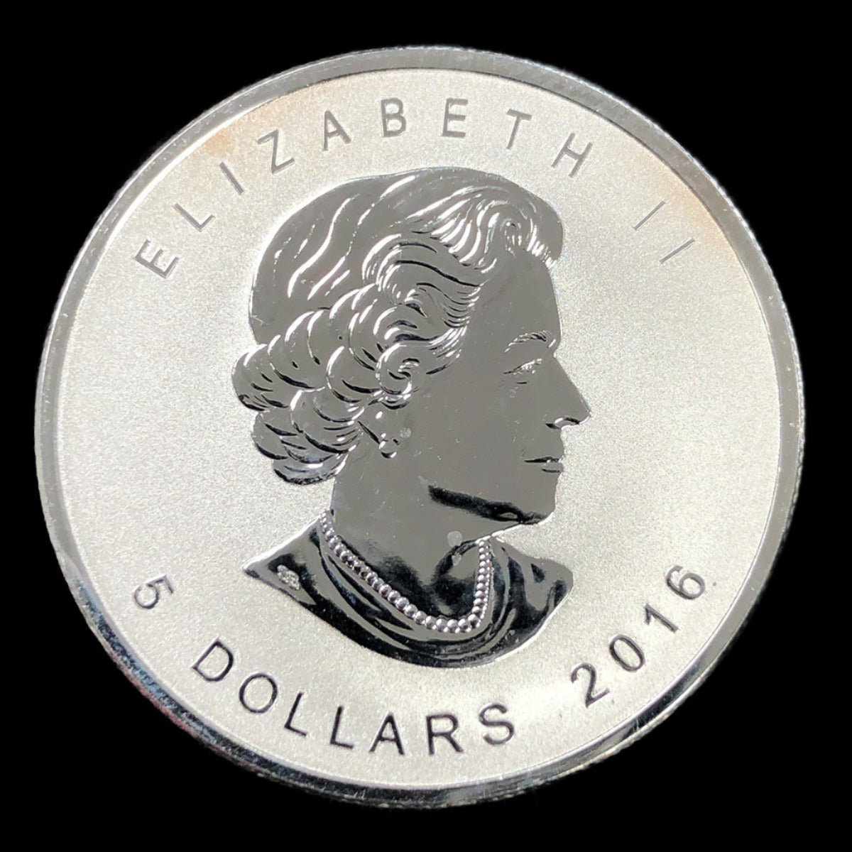2016 Canadian Reverse Proof 1 oz Silver Maple (With Monkey Privy