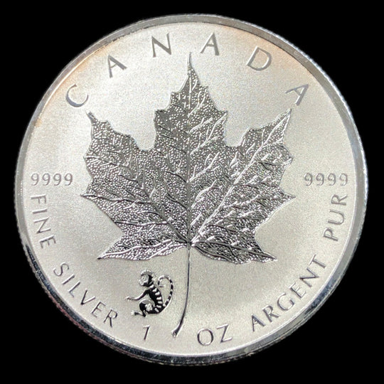 2016 Canadian Reverse Proof 1 oz Silver Maple (With Monkey Privy)