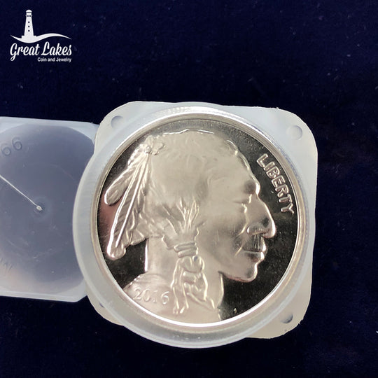 2016 1 oz Silver Buffalo Rounds (Tube)