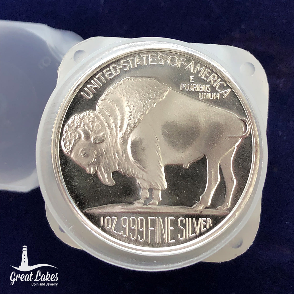 2016 1 oz Silver Buffalo Rounds (Tube)