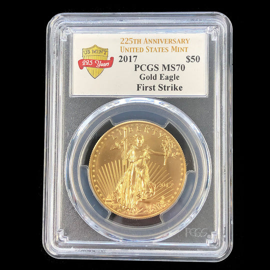 2017 1 oz American Gold Eagle PCGS MS70 FS