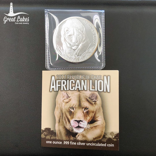 2017 1 oz Silver African Lion (Secondary)