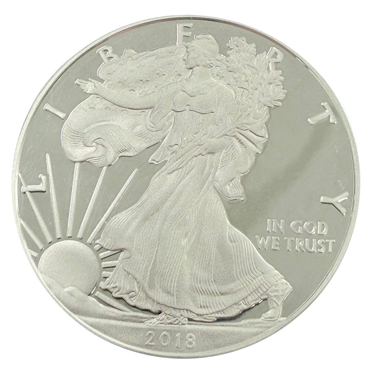 2018-W 1 oz American Silver Eagle PCGS PR70 DCAM
