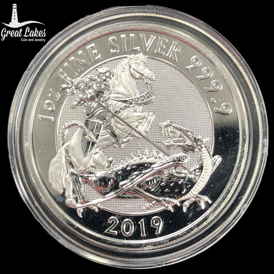 2019 British Valiant 1 oz Silver Coin (BU)