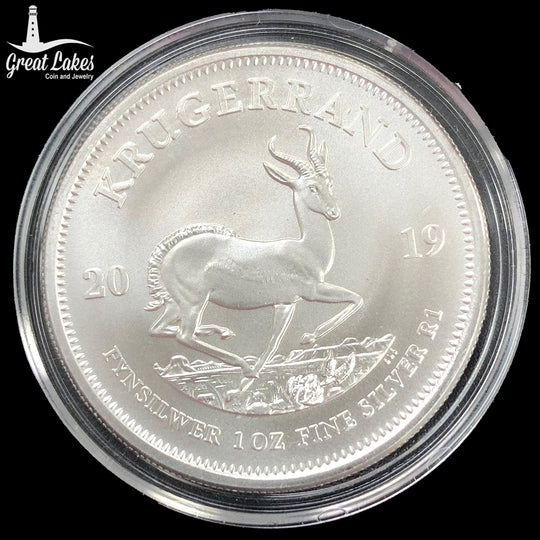 2019 South African 1 oz Silver Krugerrand (BU)