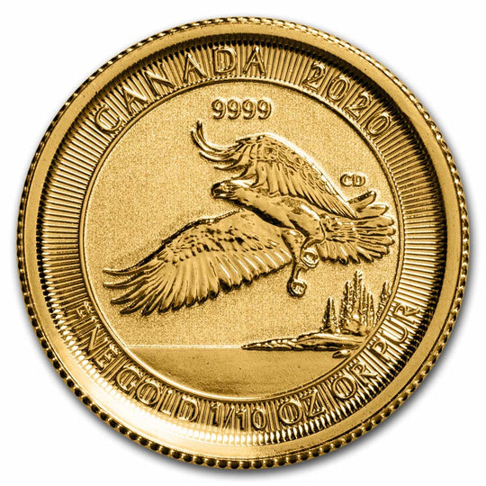 2020 Canadian 1/10 oz Gold Bald Eagle