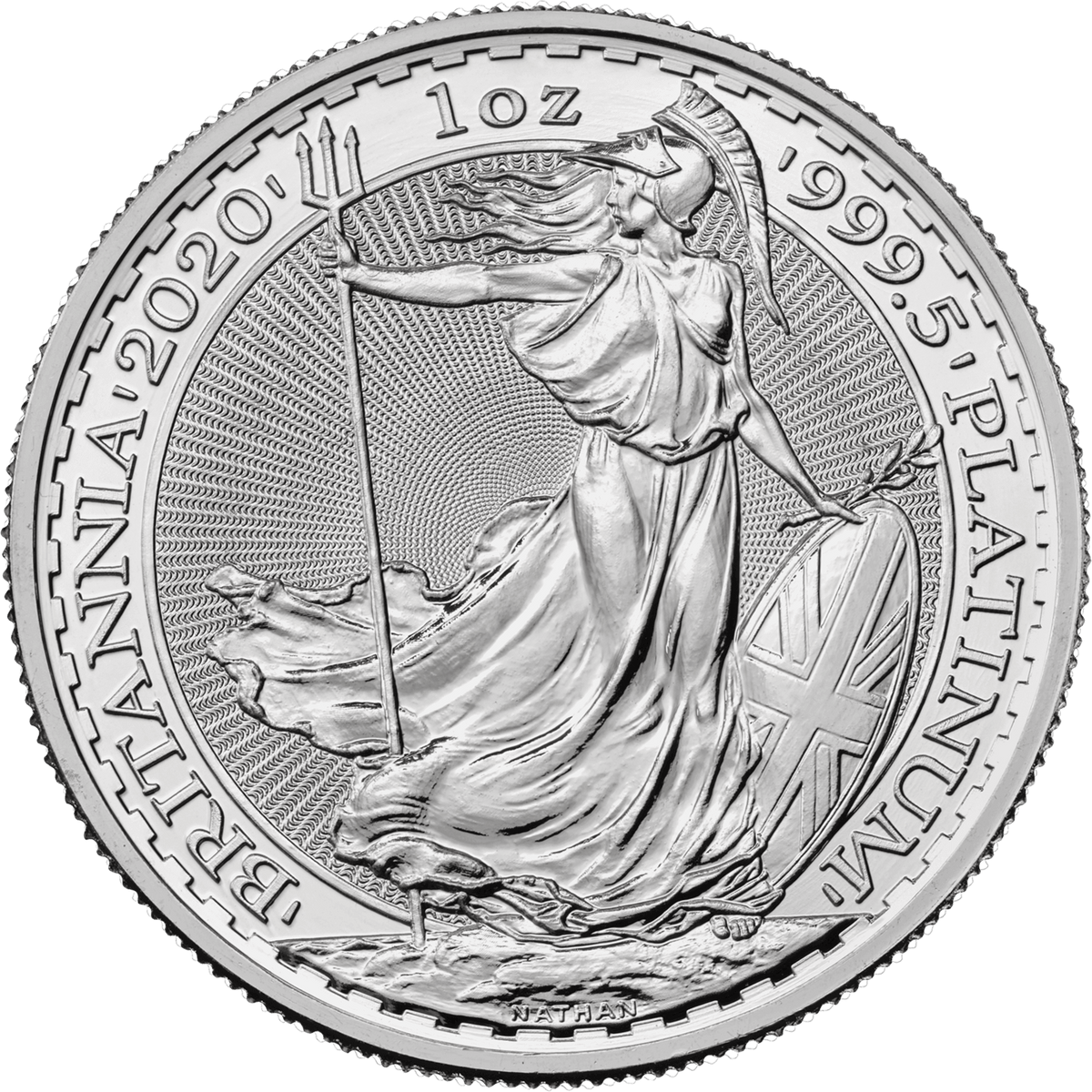 2020 British 1 oz Platinum Britannia (BU)