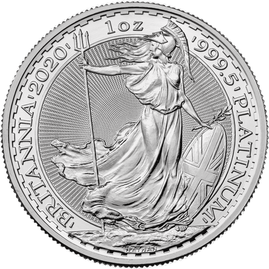 2020 British 1 oz Platinum Britannia (BU)