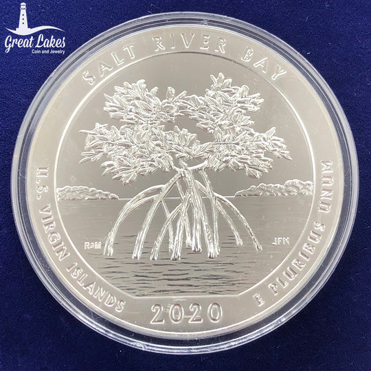 2020 5 oz Silver America the Beautiful Salt River Bay