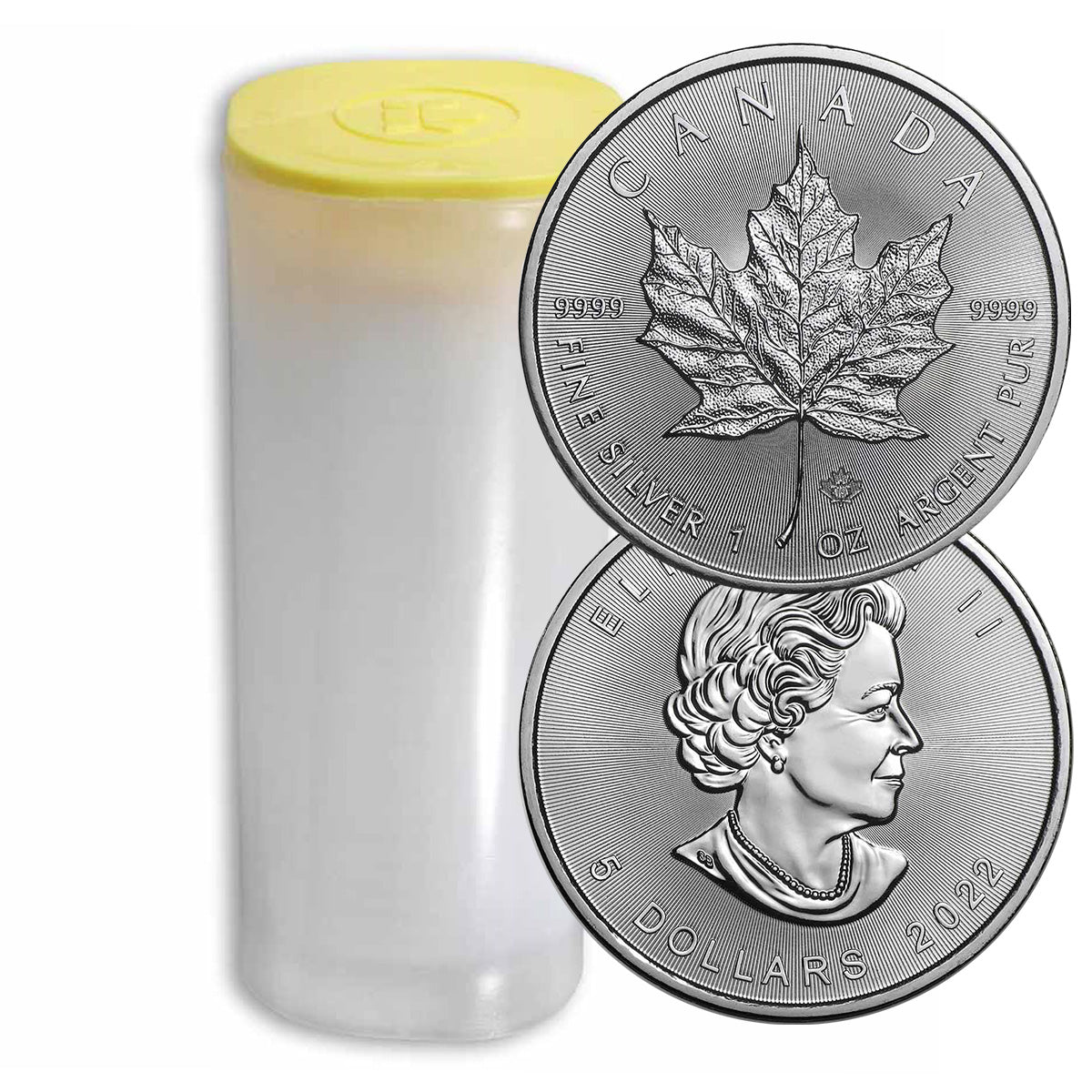 2020 Canadian 1 oz Silver Maple (Secondary Market) (Tube)