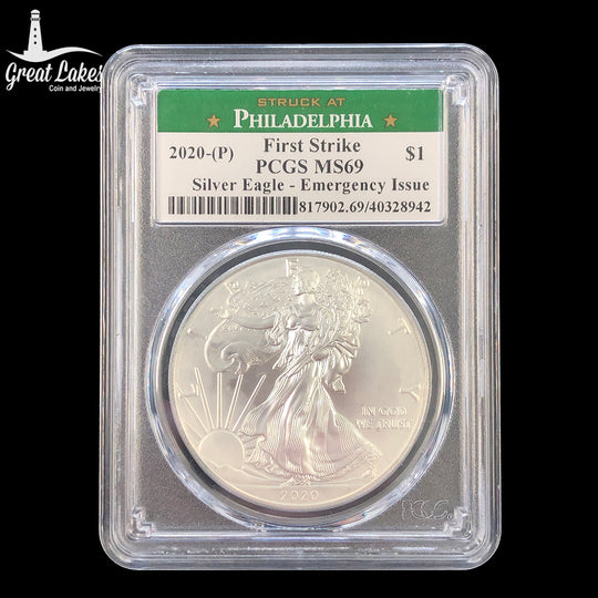 2020-P 1 oz American Silver Eagle PCGS MS69 FS