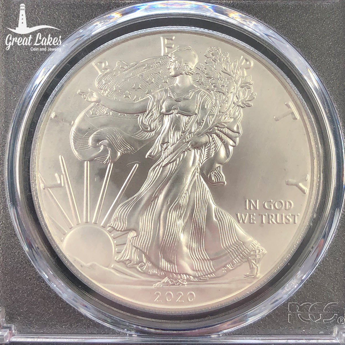 2020-P 1 oz American Silver Eagle PCGS MS69 FS