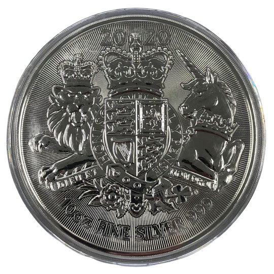 2020 British 10 oz Silver Royal Arms (Secondary Market)