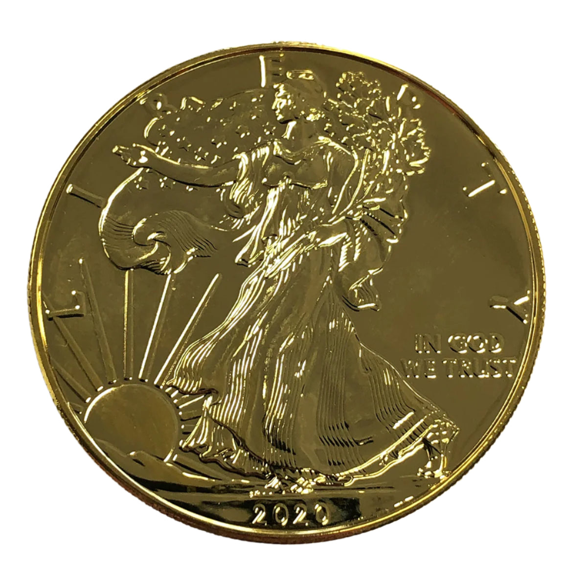 2020 1 oz American Silver Eagle Gilded