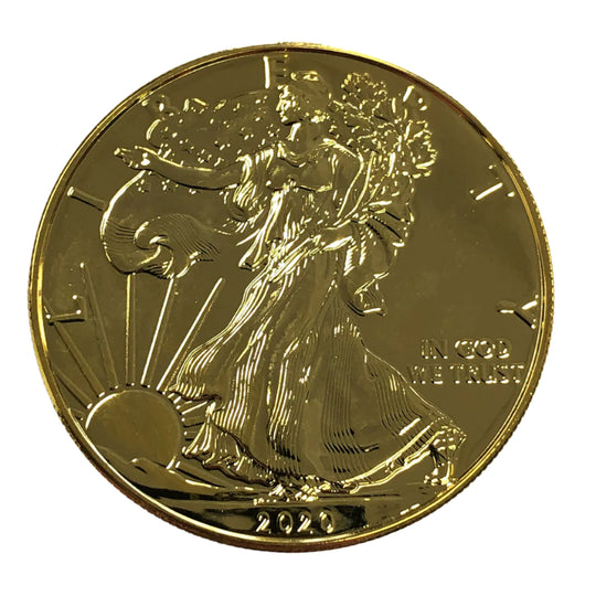 2020 1 oz American Silver Eagle Gilded