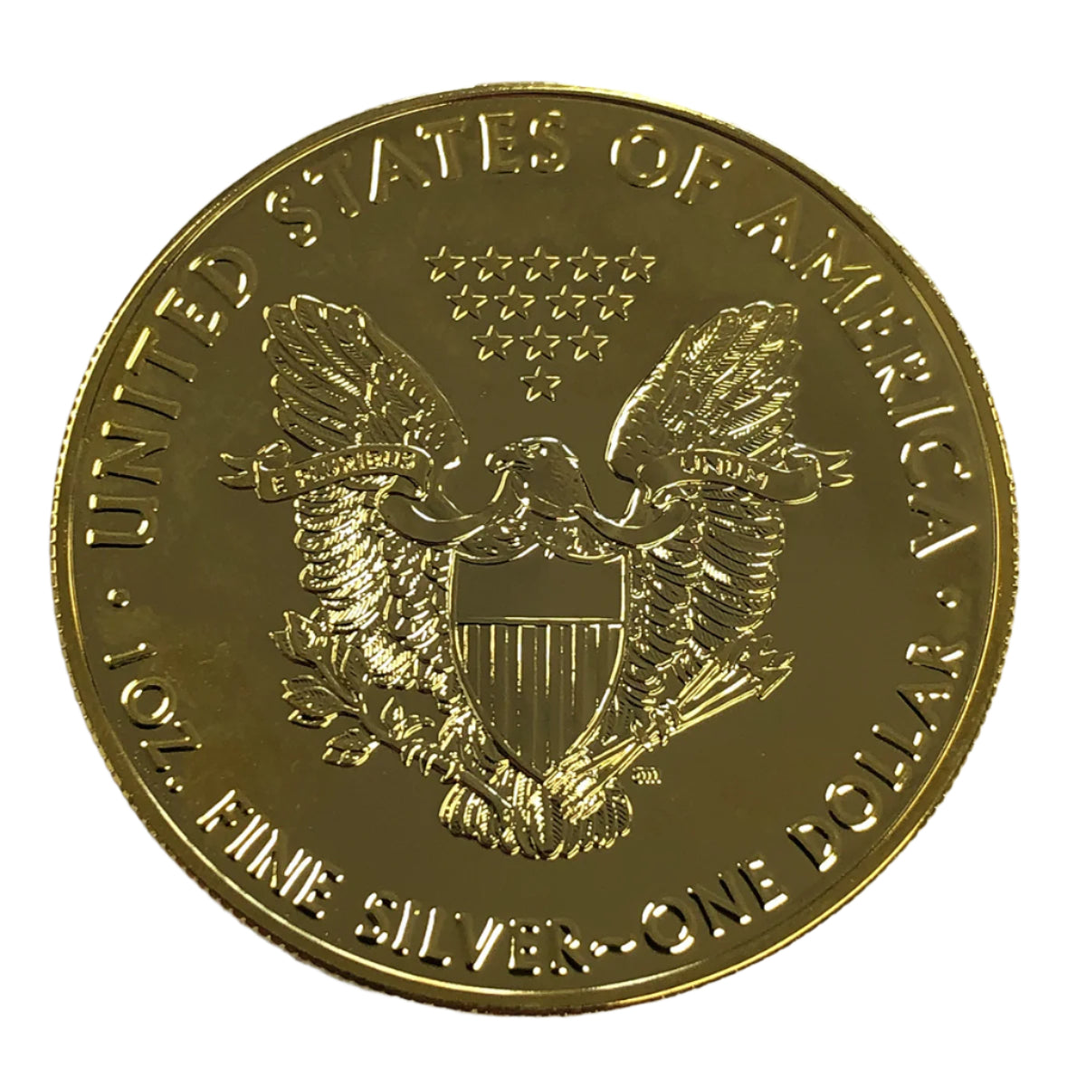 2020 1 oz American Silver Eagle Gilded
