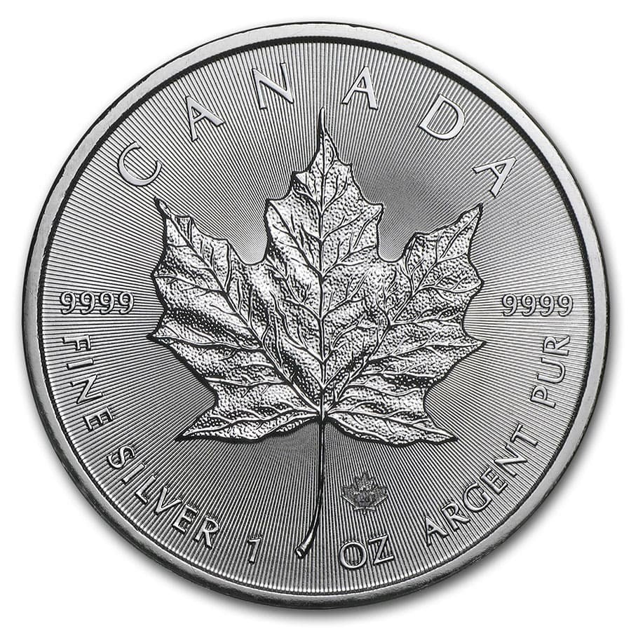 2020 Canadian 1 oz Silver Maple (Secondary Market) (Tube)