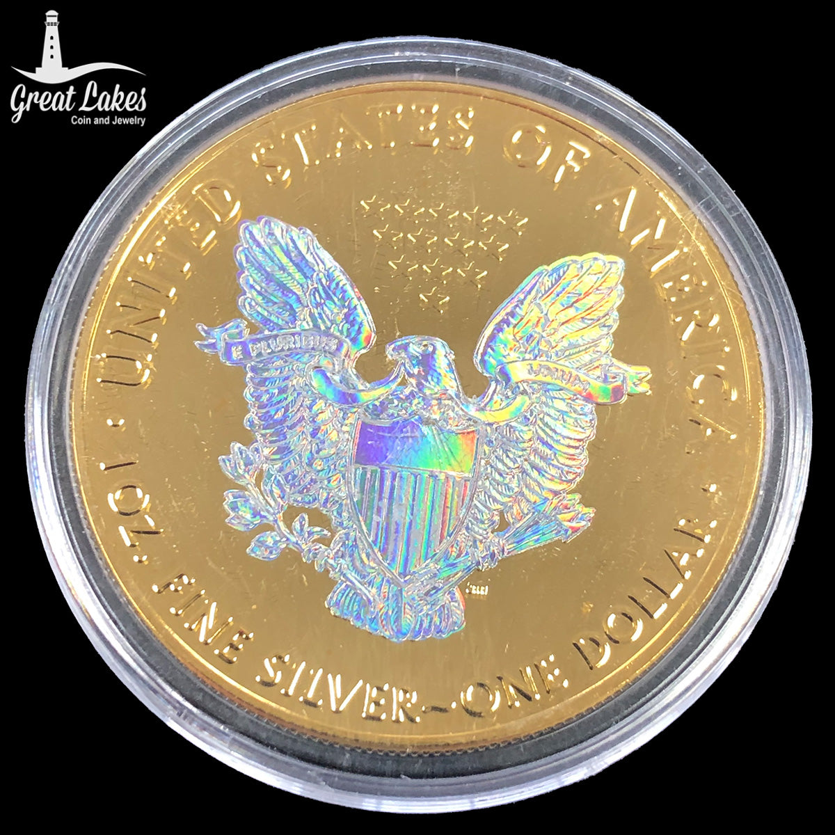 2020 1 oz American Silver Eagle Hologram (In Cap)
