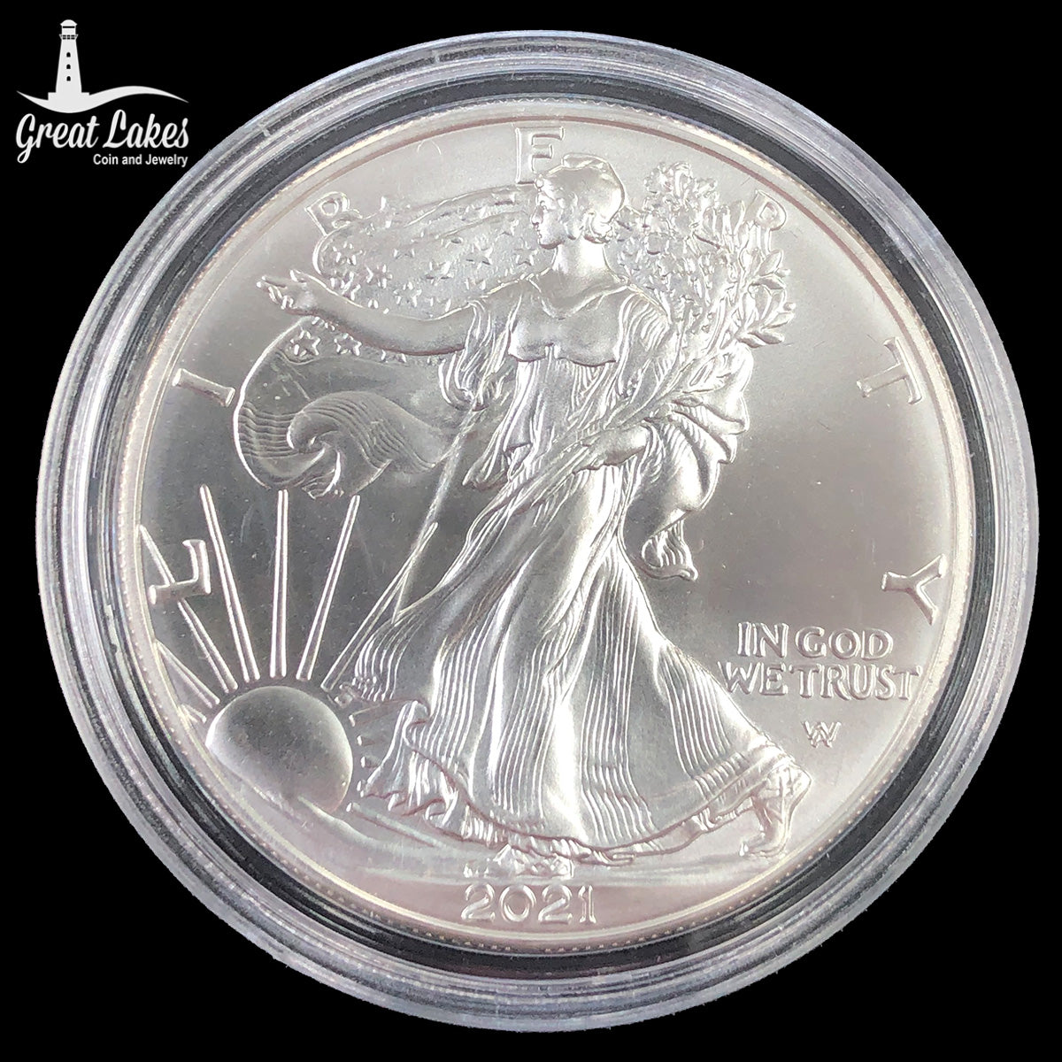2021 1 oz American Silver Eagle (BU) (T2)
