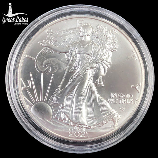 2021 1 oz American Silver Eagle (BU) (T2)