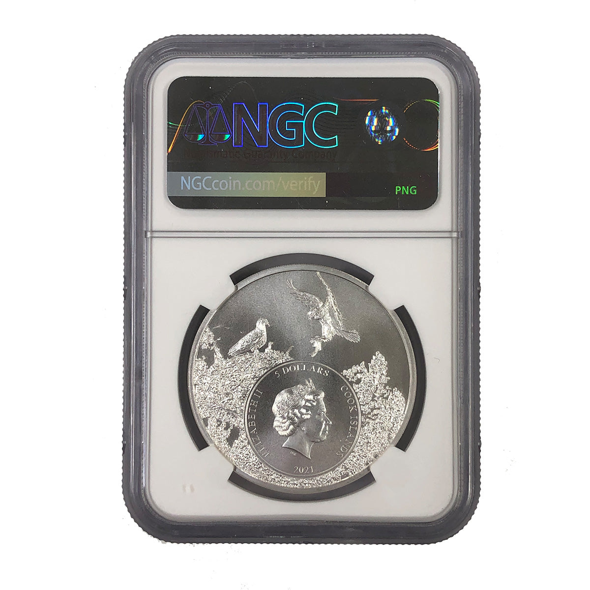 2021 Cook Island 1 oz Silver Kansas Buffalo NGC MS70