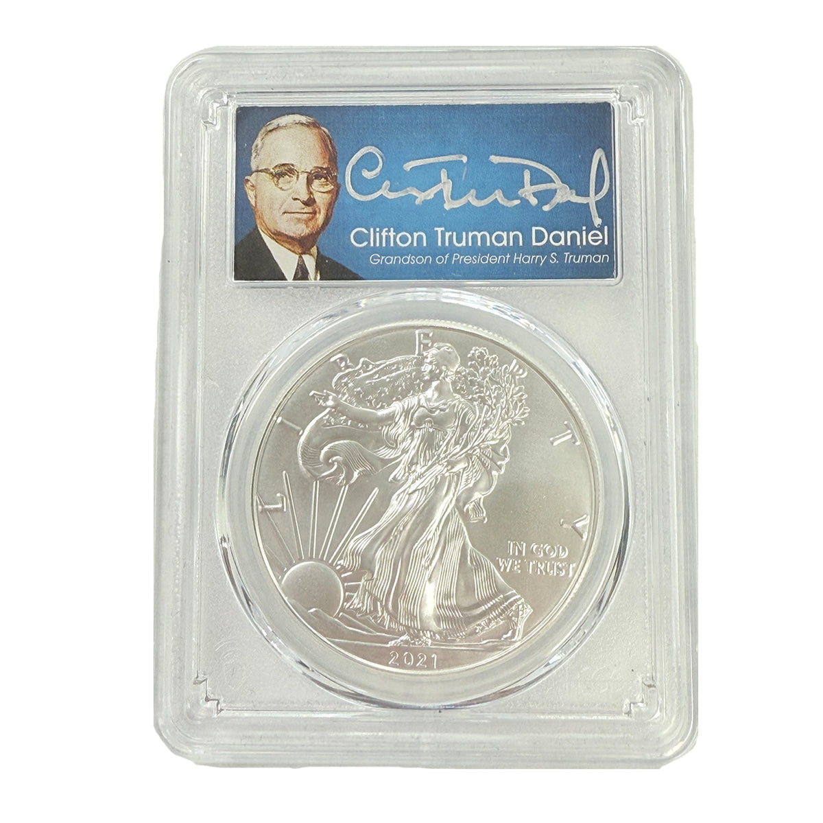 2021 T1 1 oz American Silver Eagle PCGS MS70 FDoI