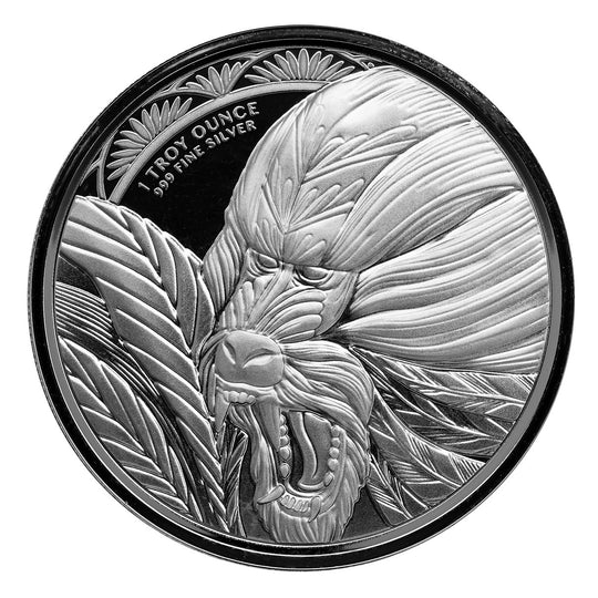 Scottsdale Mint 2022 Cameroon Mandrill 1 oz Silver Coin (BU)